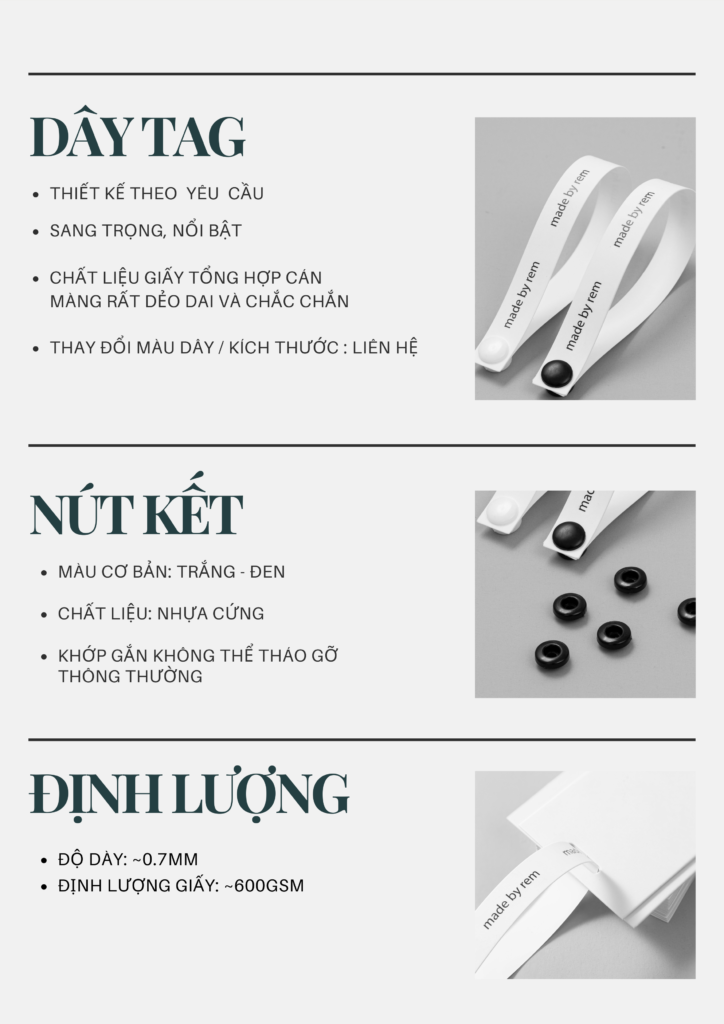 Tag giấy T16101